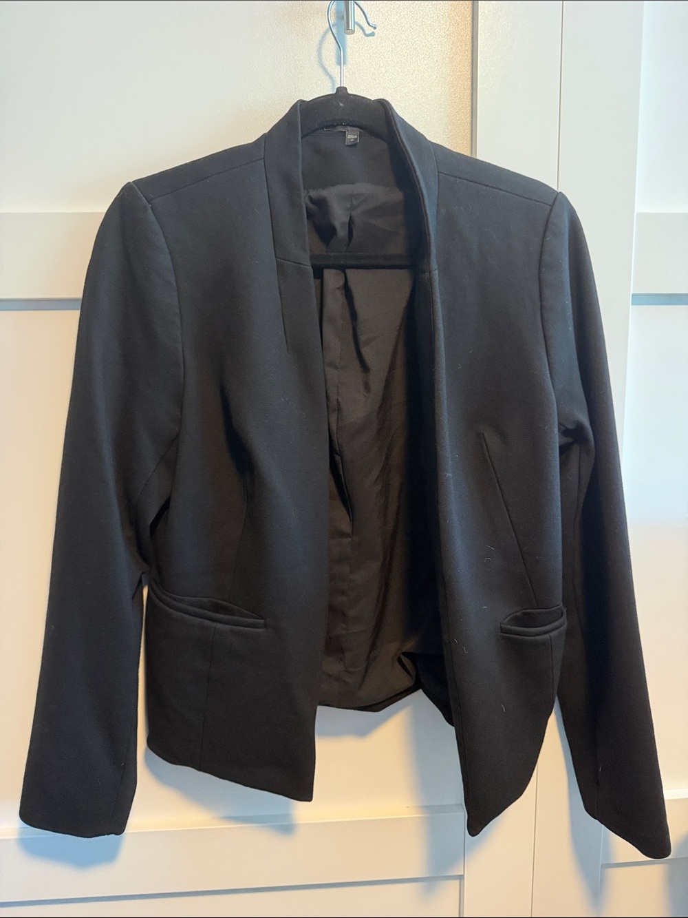 Express Women's Black Open-Front Blazer Jacket